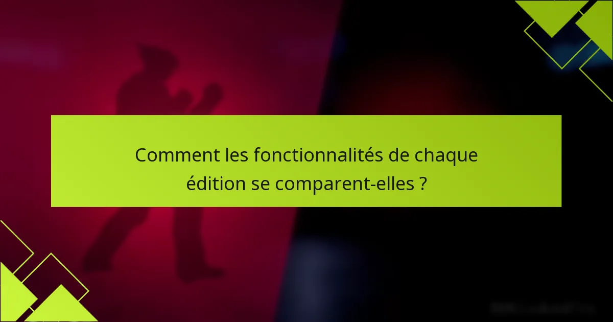 Quelle édition offre le meilleur rapport qualité-prix ?