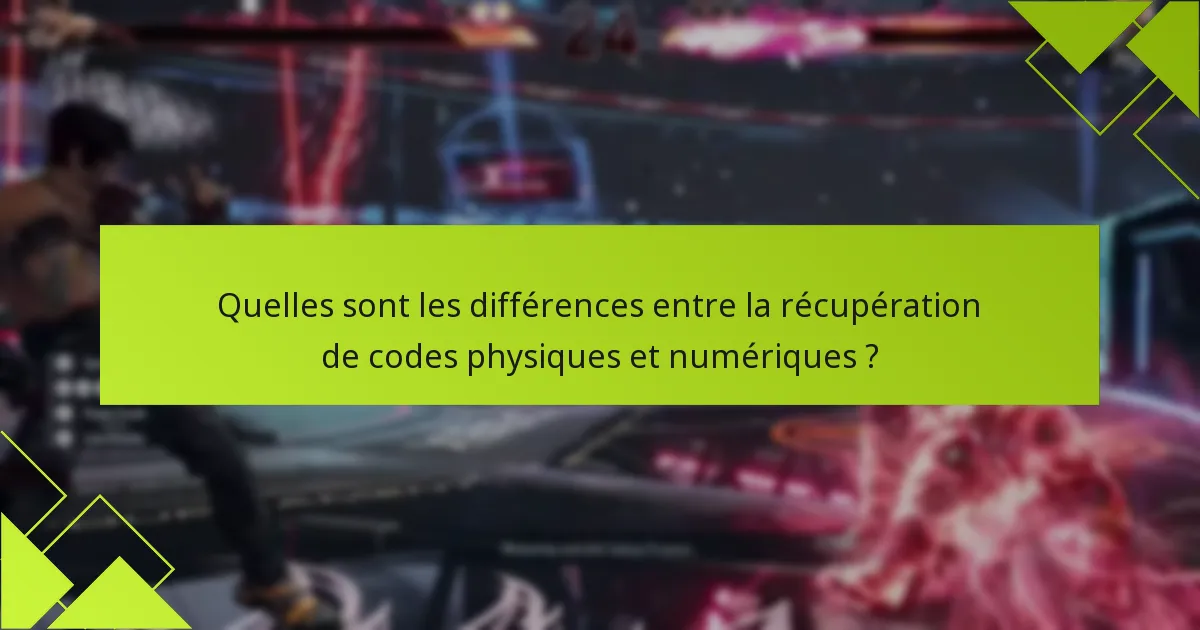 Comment les utilisateurs peuvent-ils résoudre les problèmes de récupération des codes Tekken 8 ?