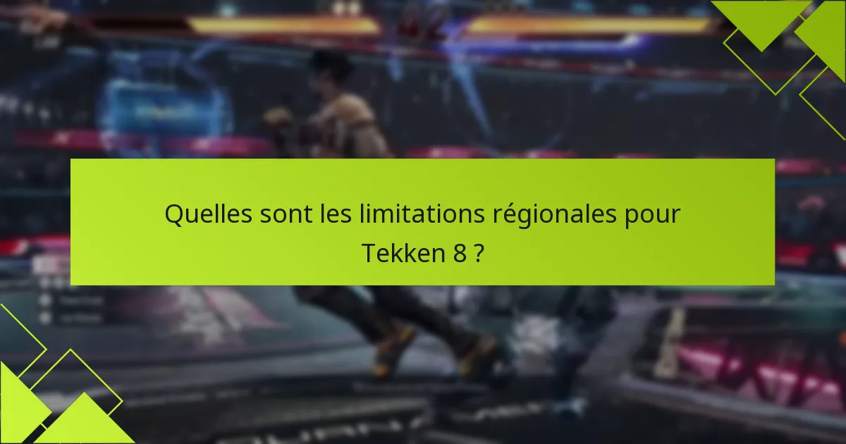Quelles plateformes ont des exigences de compte spécifiques pour Tekken 8 ?